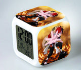 Naruto Figure Saat Led Alarm Clock 7 Colors Change