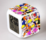 Naruto Figure Saat Led Alarm Clock 7 Colors Change