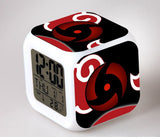 Naruto Figure Saat Led Alarm Clock 7 Colors Change