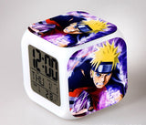 Naruto Figure Saat Led Alarm Clock 7 Colors Change