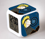 Naruto Figure Saat Led Alarm Clock 7 Colors Change