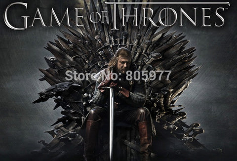 Hot Movie HBO Game of Thrones necklace House Stark Winter Is Coming Bronze 2" Metal pendant jewelry souvenirs