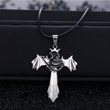 Fairy Tail Personality Necklace The sword wings rotatable