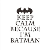 Creative Batman Pattern Removable Waterproof PVC Wall Sticker Home Decor