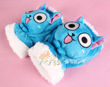 Cute Autumn Winter Blue Fairy Tail Happy Cat