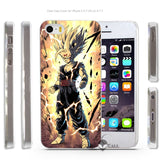 Dragon Ball Z Hard Transparent Clear Case Cover Coque Shell for All iPhone