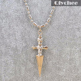 Killua Zoldyck Silver Cross Pendant Necklace