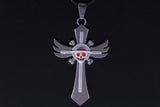 One Piece Luffy hat skeleton symble cross alloy necklaces