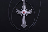 One Piece Luffy hat skeleton symble cross alloy necklaces