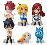 Fairy Tail PVC Figure Model and Retail (6 pcs/set)