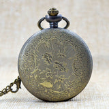 Detective Conan Golden Face Quartz Pocket Watch