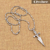 Killua Zoldyck Silver Cross Pendant Necklace