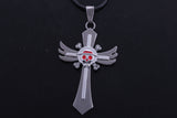 One Piece Luffy hat skeleton symble cross alloy necklaces