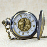 Detective Conan Golden Face Quartz Pocket Watch