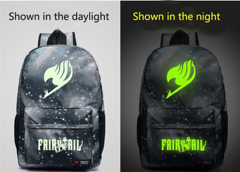fairy tail anime mini backpack Fairy Tail Color Change Backpack For Middle School Students