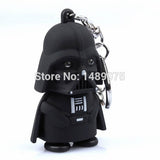 Star Wars Figures Black Knight Darth Vader keychain Stormtrooper PVC Action Figures Anakin