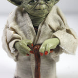 Star war action figure toys Jedi Knight Master Yoda PVC action toys 12cm